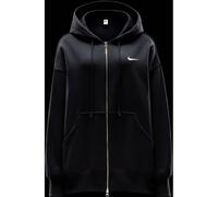 NIKE Damen Unterjacke W NSW PHNX FLC FZ OS HOODIE (DQ5758) M BLACK/SAIL