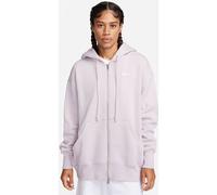 NIKE Damen Unterjacke W NSW PHNX FLC FZ OS HOODIE (DQ5758) XL PLATINUM VIOLET/SAIL