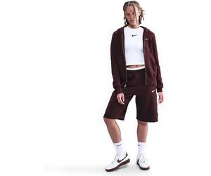 NIKE Damen Unterjacke W NSW PHNX FLC STD FZ HDY (HJ0995) M BURGUNDY CRUSH/SAIL