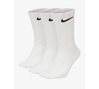Nike Damen Value Cotton Unisex Crew-trainingssocken (3 Paar), Weiß, S EU