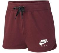 Nike Damen W NSW AIR Shorts, Night Maroon/White, M