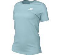 Nike Damen W NSW Club Tee Short Sleeve T-Shirt, Glacier Blue/White, XS EU