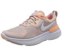 Nike Damen WMNS React Miler Laufschuhe, Mehrfarbig (CHAMPAGNE/WHITE-ORANGE PULSE-BARELY ROSE), 37.5 EU