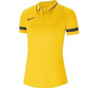 NIKE Damen Women's Academy 21 Polo, Tour Yellow/Black/Anthracite/Black, CV2673-719, XXS