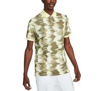 Herren Tennispoloshirt Nike Print Slim-Fit Polo - medium olive/lemon chiffon M