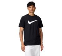 Nike DC5094-010 M NSW Tee ICON Swoosh T-Shirt Mens Black/(White) 2XL