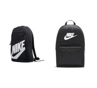 Nike DD0559 Elemental 2 Tasche Black/White 1size & DC4244 Heritage Rucksack/Black/White Einheitsgröße