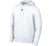 Herren Tennissweatshirt Nike Court Fleece Tennis Hoodie M - white XXL