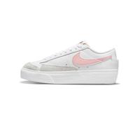 Nike DJ0292-103 Nike Blazer Low Platform Sneaker Female White/PINK Glaze-Summit White-Black EU 39