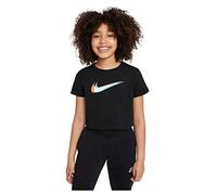 NIKE DM4697 G NSW SS Crop Tee T-Shirt Girls Black S