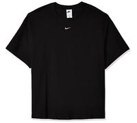 NIKE DM5123-010 W NSW ESSNTL SS TOP BF Plus Sweatshirt Women's Schwarz-Weiss 2X