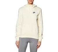 NIKE DQ5415-113 W NSW Club FLC FNL Hoodie STD T-Shirt Damen Coconut Milk/Black Größe M
