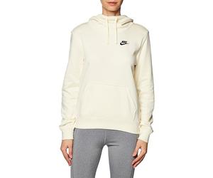 NIKE DQ5415-113 W NSW CLUB FLC FNL HOODIE STD T-shirt Damen COCONUT MILK/BLACK Größe S