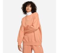 Nike DQ5733-225 W NSW PHNX FLC OS Crew Sweatshirt Damen Amber Brown/SAIL Größe 2XL-S
