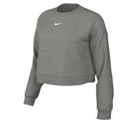 Nike DQ5761-063 W NSW PHNX FLC OOS Crew Sweatshirt Damen DK Grey Heather/SAIL Größe S