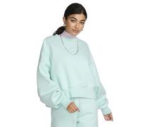 Nike DQ5761-346 W NSW PHNX FLC OOS Crew Sweatshirt Damen Jade Ice/SAIL Größe XL