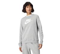 Nike DQ5832-063 W NSW Club FLC GX STD Crew Sweatshirt Damen DK Grey Heather/Weiß Größe M