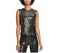Nike DQ6174-010 W NP DF SS TOP Sparkle Sweatshirt Damen Black Größe XS