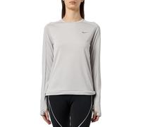 NIKE DQ6379-012 W NK DF Pacer Crew Sweatshirt Damen LT Iron ORE/Reflective SILV Größe XS