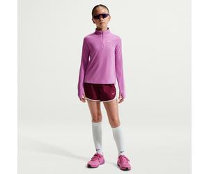 NIKE Dri-FIT 1/2-Zip langarm Trainingsshirt Mädchen 503 - lt magenta/white S (128-137 cm)