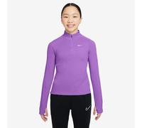 NIKE Dri-FIT 1/2-Zip langarm Trainingsshirt Mädchen 522 - bright violet/white XL (156-166 cm)