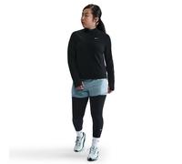 NIKE Dri-FIT 1/2-Zip Langarmshirt Mädchen 010 - black/white M+ (137-146 cm)