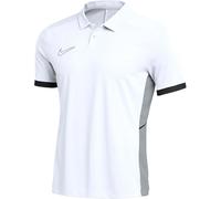 Nike Herren Dri-Fit Academy25 Ss Polo T-Shirt, White/Black/Wolf Grey/Black, XL