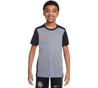Nike Kinder T-Shirt Df Acd25 SS-PD Dri-Fit Cool Grey/Black/Bright Crimson 10/12 Jahre