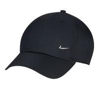 Nike, Dri-Fit Club, Hut Mit Visier, Schwarz/Metallisches Silber, M/L, Unisex Erwachsener