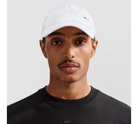 Nike Dri-FIT Club unstrukturierte Metall-Swoosh-Cap - Weiß M/L FB5372-101
