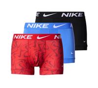 Nike Dri-Fit Essential Micro Trunk Boxer Short - 3er Pack Herren-rot, blau, Größe S