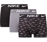 Nike Herren Dri-Fit Esmicro Trunks 3Pk, Nike Logo Print/Cool Grey/Black, L