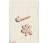 Nike Dri-Fit Everyday Plus Flower Power Cushioned Crew 2er-Pack Socken, beige US: XL
