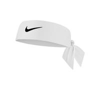 nike dri fit head tie 4 0 stirnband weis