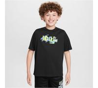 NIKE Dri-FIT kurzarm T-Shirt Jungen 010 - black L (147-158 cm)