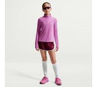 Nike Dri-Fit Longsleeve Mit Halbreißverschluss Für Ältere Kinder (Mädchen), Lt Magenta/White, FD2853-503, XL