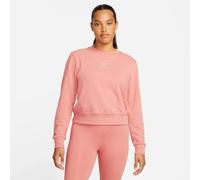 Nike Dri-Fit One Crew-Neck French Terry Damen Sweatshirt, rot US: M