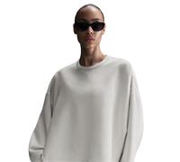 NIKE Dri-FIT Oversize Sweatshirt Damen 104 - lt orewood brn/lt iron ore XS