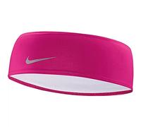 Nike DRI-FIT Swoosh Headband 2.0 Stirnband aus Polyester und Elasthan in der Farbe Active Pink-Silver, N.100.3447.620.OS