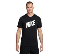 Nike Dri-fit T-shirt Mit Auffälligem Logo In Schwarz M