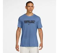 NIKE Dri-FIT Winning T-Shirt Herren 459 - indigo storm/black XL