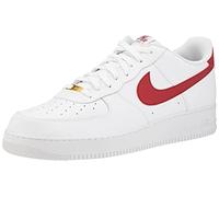 Nike Dunk Hi Retro Basketballschuhe für Herren, White Team Red White, 39 EU