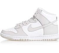 Nike Dunk Hi Retro Basketballschuhe für Herren, White Vast Grey White, 42 EU