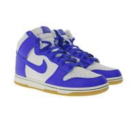 NIKE Dunk High Herren Sneaker Echtleder-Schuhe im Retro-Design FV6612-001 Blau/Weiß 44