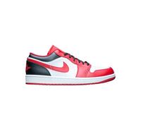 Nike Dunk Low Retro, Basketballschuhe für Damen, Weiß, Schwarz, Rot., 44 EU