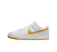 Nike Dunk Low Retro Herren Schuhe (DV0831-110, White/Summit White/University Gold), White/Summit White/University Gold, 44 EU