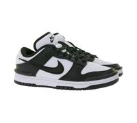 NIKE Dunk Low Twist Panda Damen Sneaker im Vintage-Used-Look Skater-Schuhe DZ2794 001 Schwarz/Weiß 36 1/2