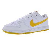 NIKE Herren Dunk Low Retro Sneaker, White University Gold Summit White, 45 EU