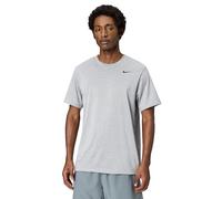 NIKE DX0989-063 M NK DF Tee RLGD Reset T-Shirt Herren Tumbled Grey/FLT Silver/Htr/Black Größe M