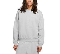 Nike DX1361-063 Solo Swoosh Sweatshirt Herren DK Grey Heather/White Größe M